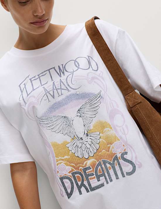 Pure Cotton Oversized Band T-Shirt