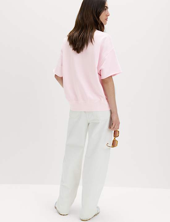 Pure Cotton Garment Dye Sweatshirt