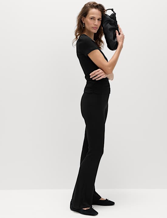 Short Sleeve Ribbed T-Shirt