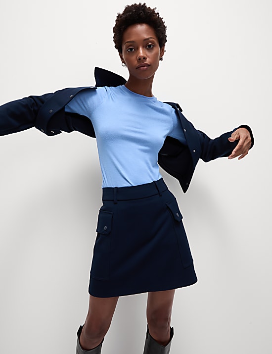 Cosy Crew Neck Slim Fit Top