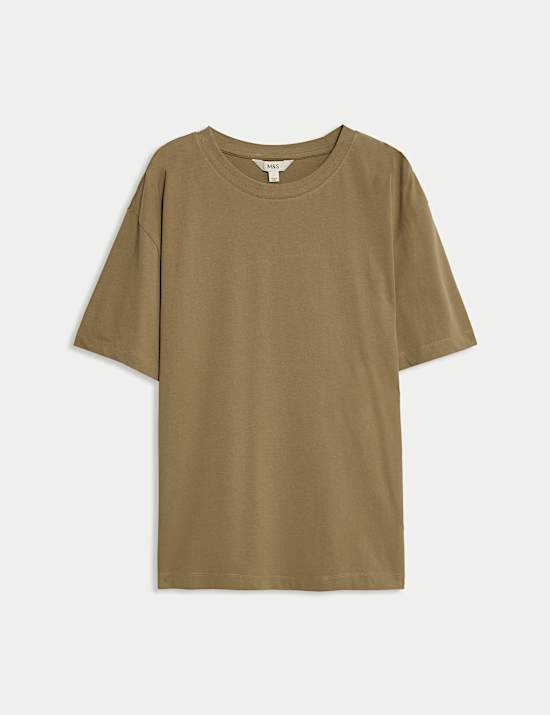 Oversized, puur katoenen T-shirt