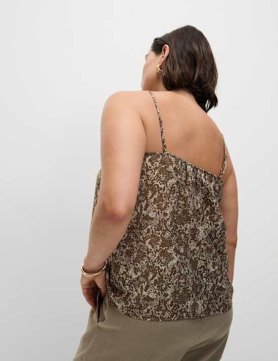 Lyocell Rich Printed Cami Top