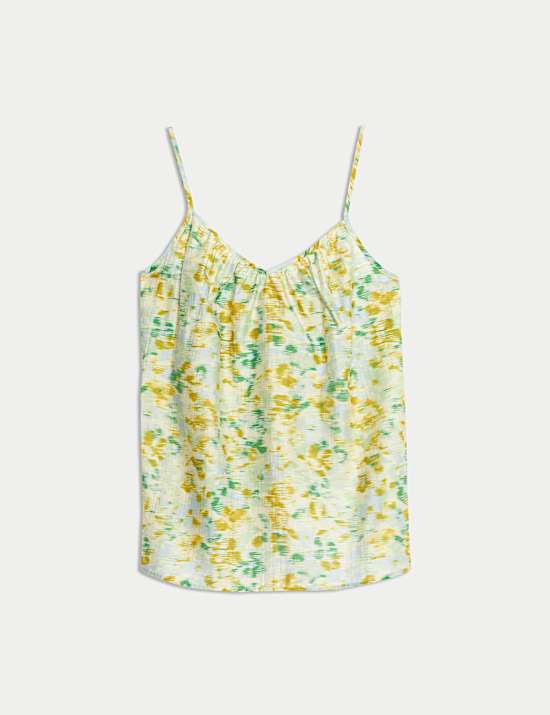 Košilkový Top s potiskem a vysokým podílem lyocellu