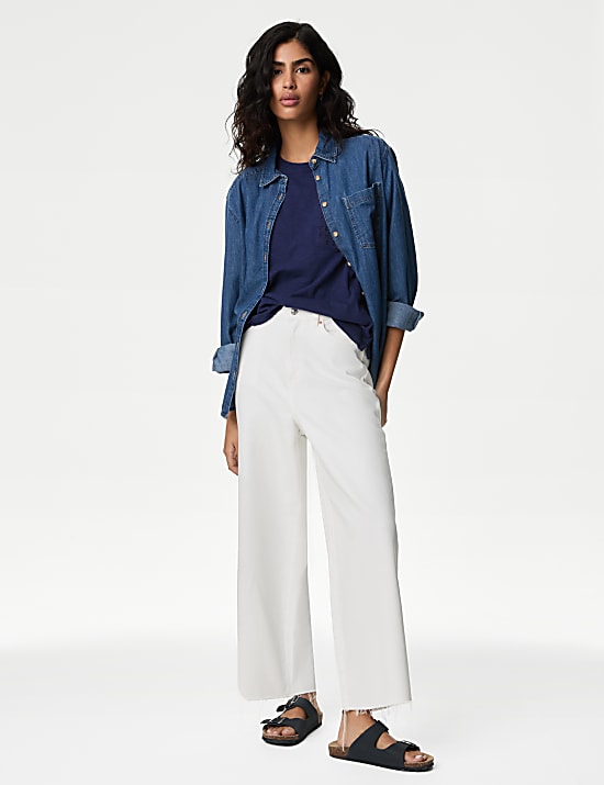 Embroidered Pure Cotton T-Shirt