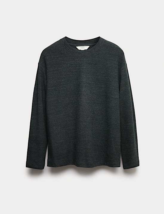 Zachte katoenrijke sweater