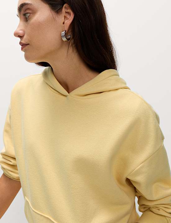 Sudadera con capucha de algodón