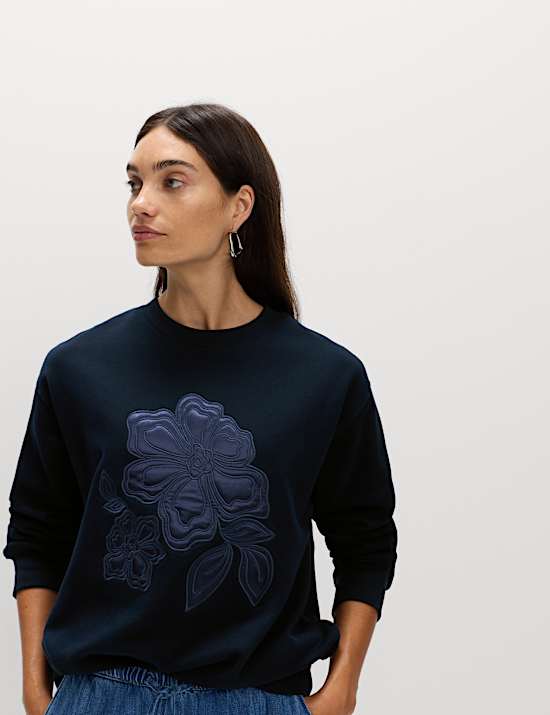 Pure Cotton Graphic Sweatshirt