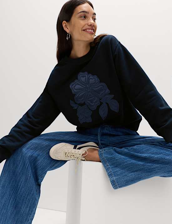 Pure Cotton Graphic Sweatshirt