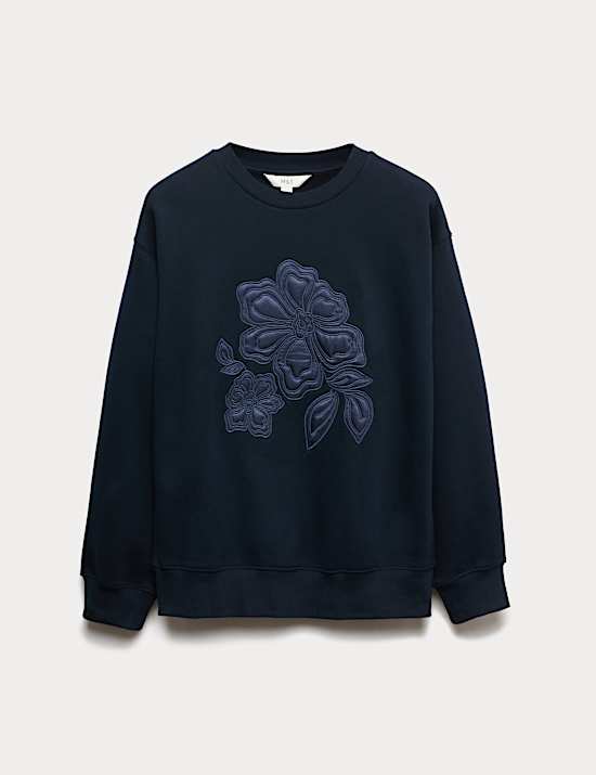 Pure Cotton Graphic Sweatshirt