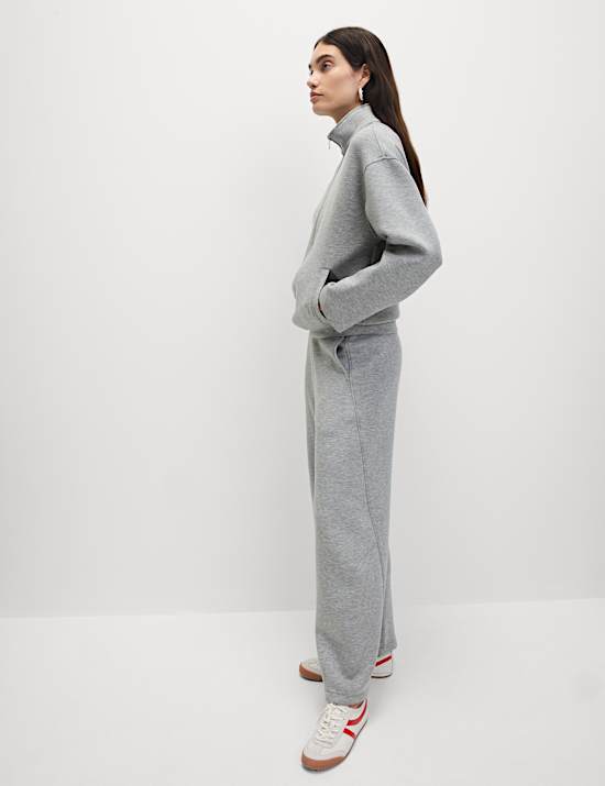 Scuba High Neck Zip Up Sweatshirt