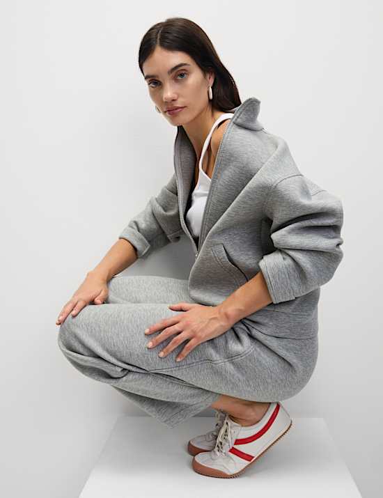 Scuba High Neck Zip Up Sweatshirt