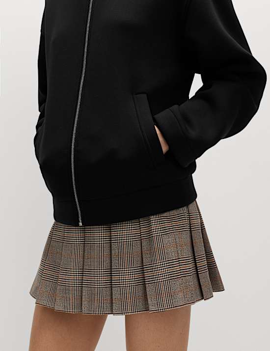 Scuba High Neck Zip Up Sweatshirt