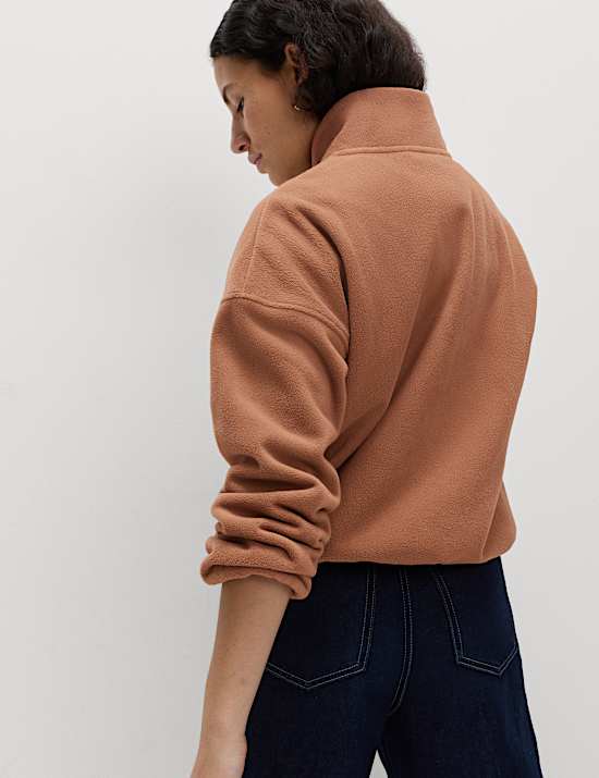 Fleece Half Zip Sweatshirt