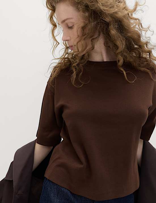 Pure Cotton Heavyweight Boxy Top