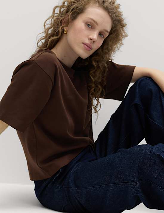 Pure Cotton Heavyweight Boxy Top