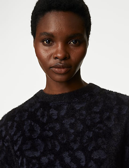 Animal Print Cosy Sweatshirt