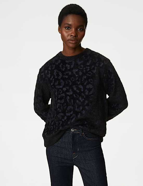 Animal Print Cosy Sweatshirt