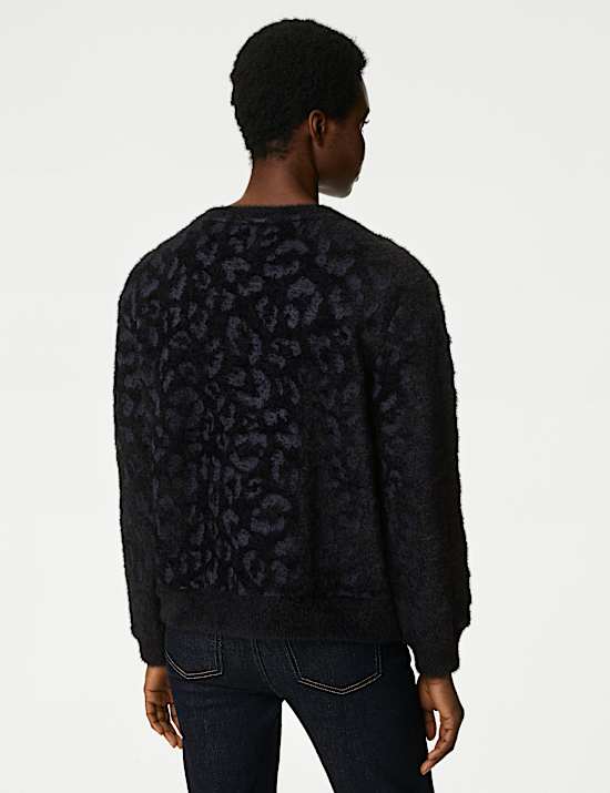 Animal Print Cosy Sweatshirt