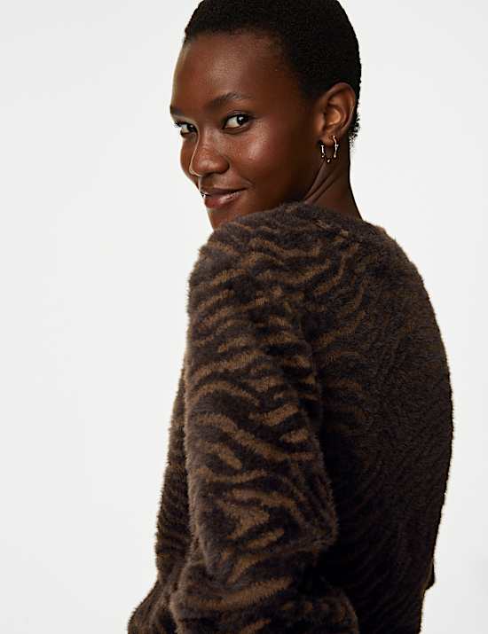 Animal Print Cosy Sweatshirt