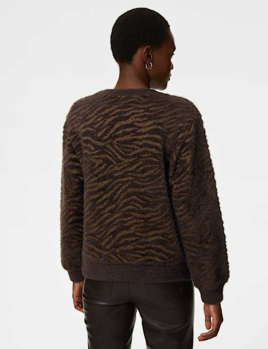 Animal Print Cosy Sweatshirt