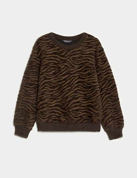 Animal Print Cosy Sweatshirt