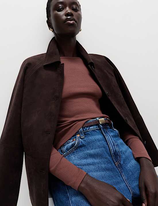 Cotton Rich Ribbed Top