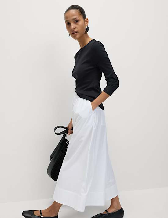 Cotton Rich Ribbed Top