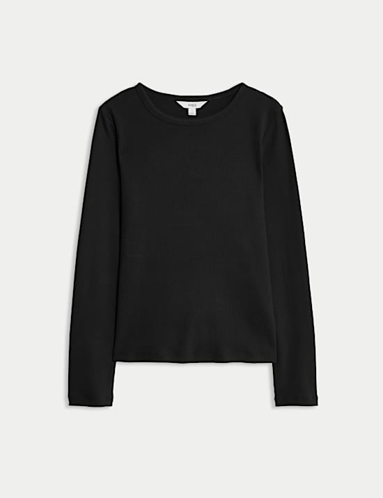 Cotton Rich Ribbed Top