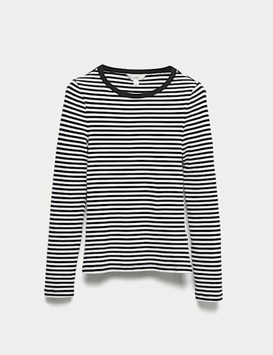 Cotton Rich Ribbed Top