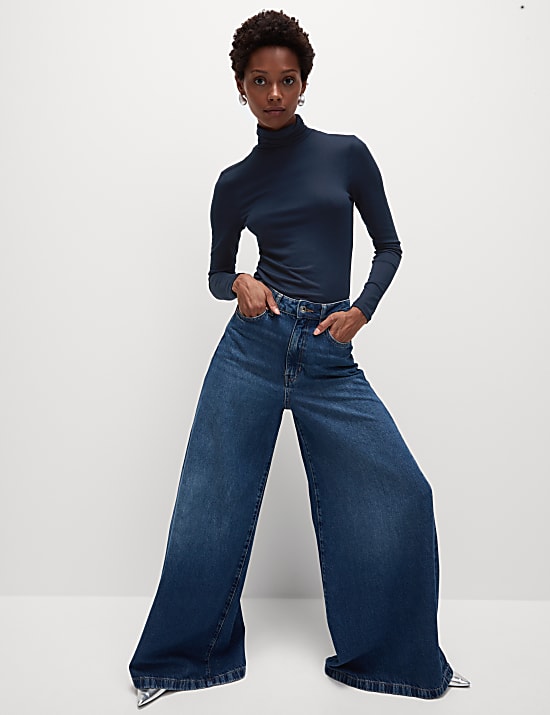 Cosy Funnel Neck Slim Fit Top