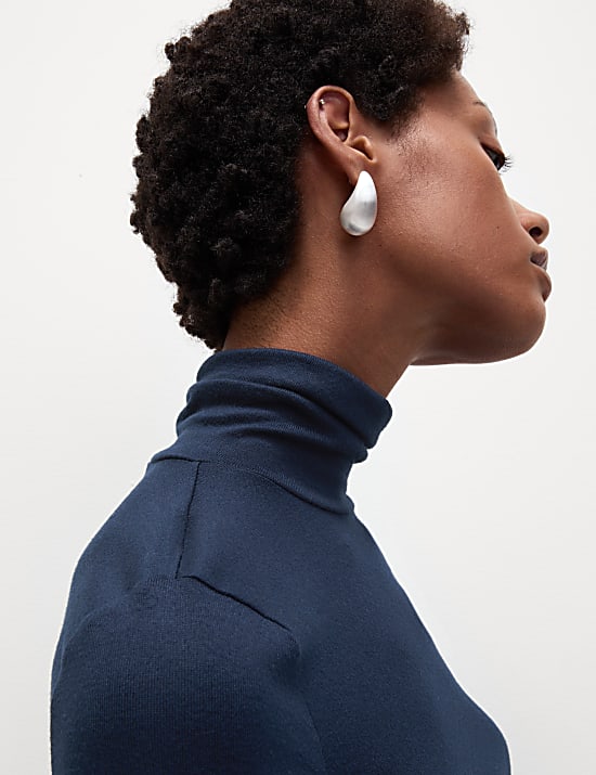 Cosy Funnel Neck Slim Fit Top