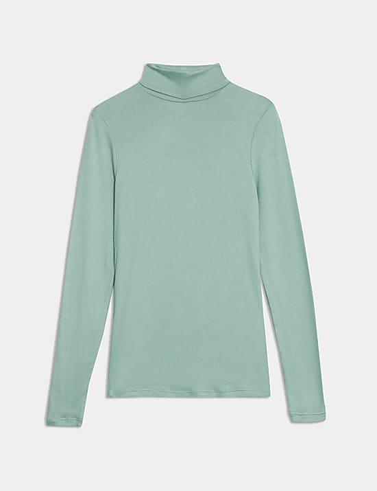 Cosy Funnel Neck Slim Fit Top