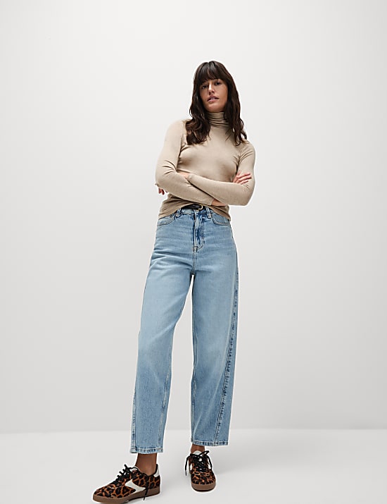 Cosy Funnel Neck Slim Fit Top