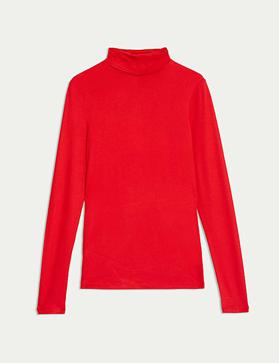 Cosy Funnel Neck Slim Fit Top