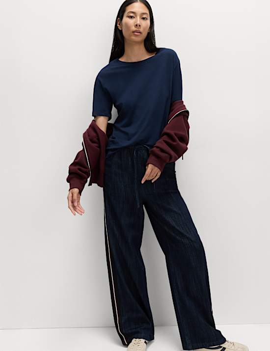 Cotton Modal Relaxed T-Shirt