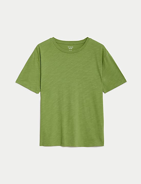 Bequemes T-Shirt aus Baumwolle und Modal