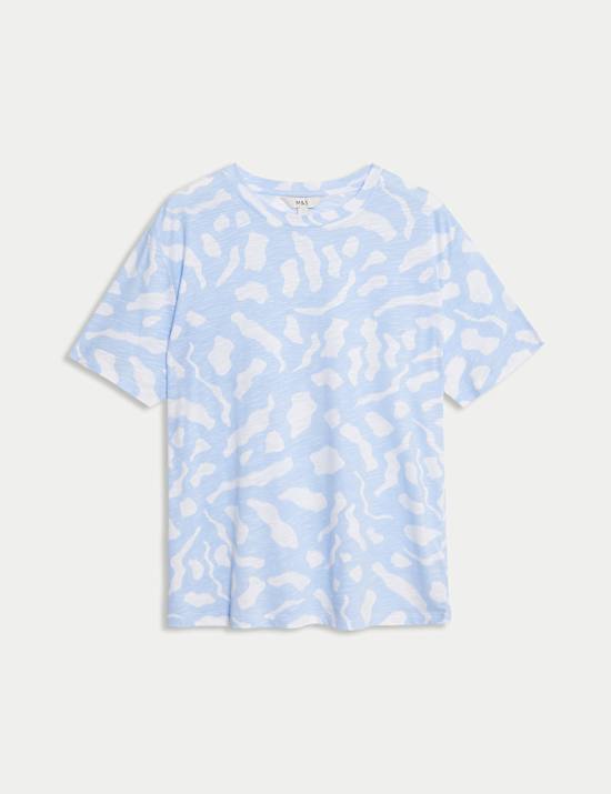 Cotton Modal Blend Printed T-Shirt