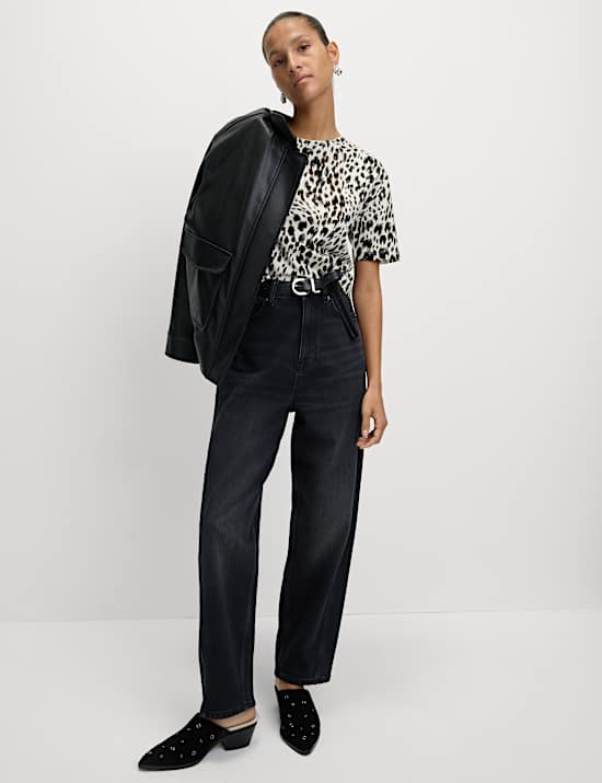 Cotton Modal Blend Printed T-Shirt