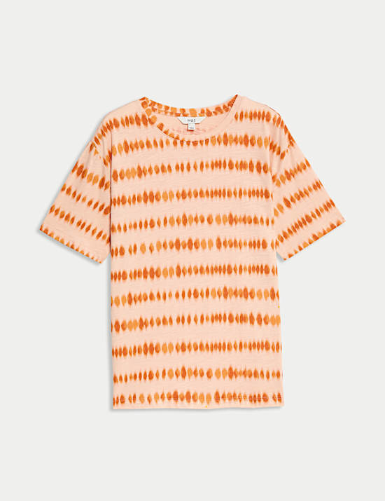 Cotton Modal Blend Printed T-Shirt