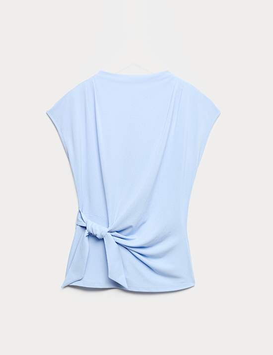 Sleeveless Knot Detail Top