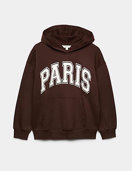 Cotton Rich Graphic Hoodie