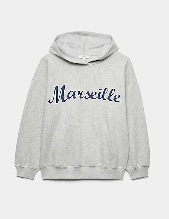 Cotton Rich Graphic Hoodie