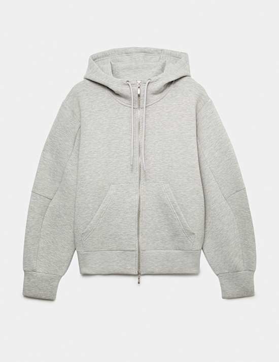 Scuba Zip Through Hoodie