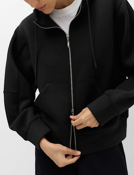 Scuba Zip Through Hoodie