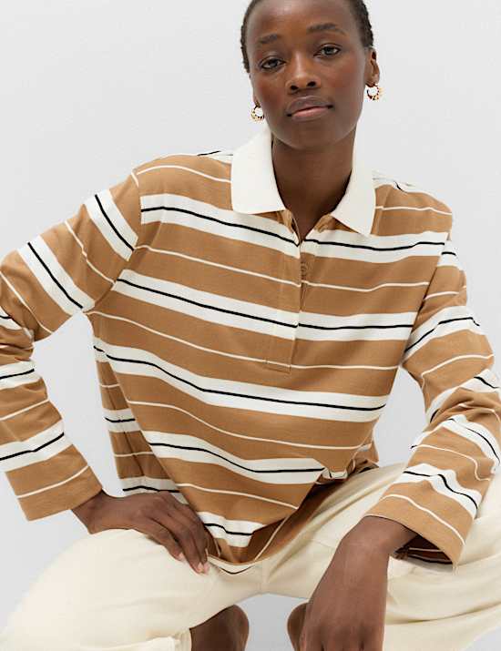 Polo de rugby 100 % coton