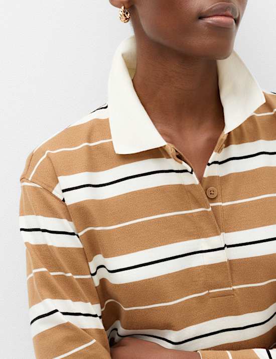 Polo de rugby 100 % coton