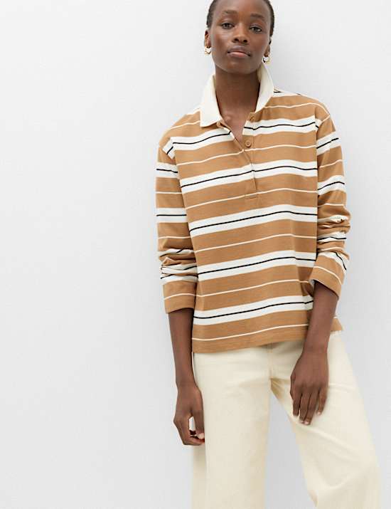 Polo de rugby 100 % coton