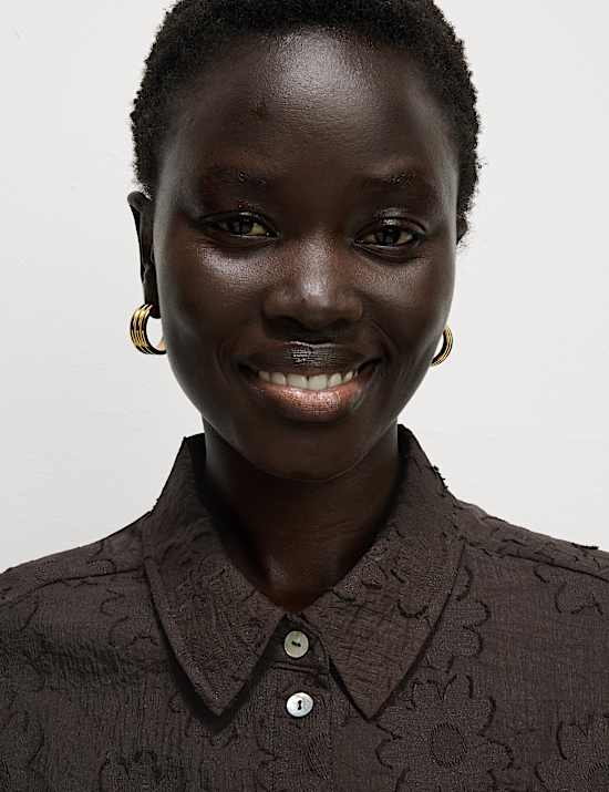 Floral Jacquard Shirt