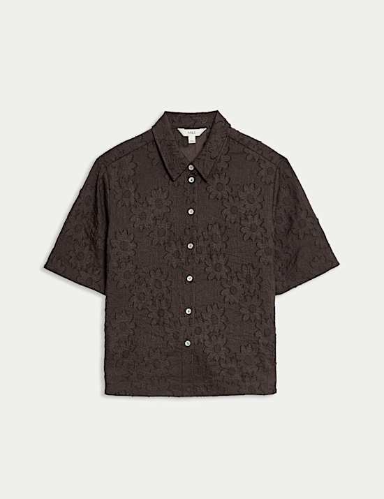 Floral Jacquard Shirt