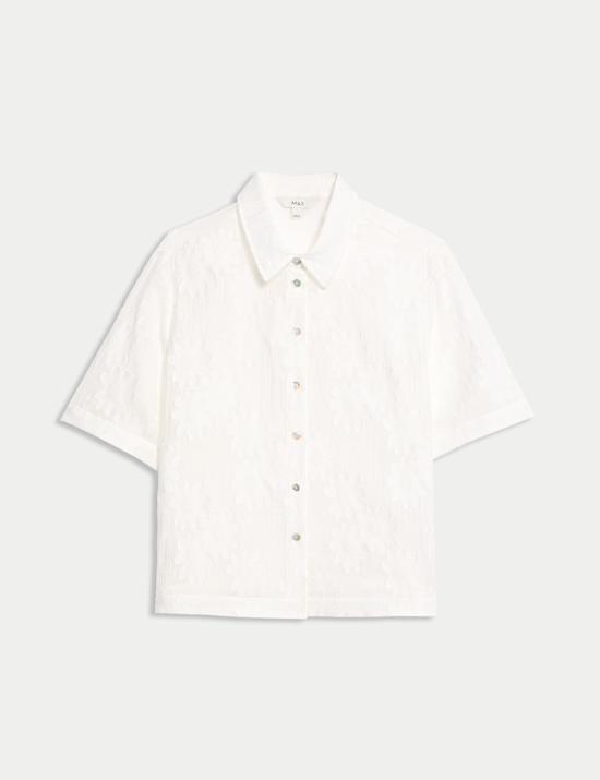 Floral Jacquard Shirt